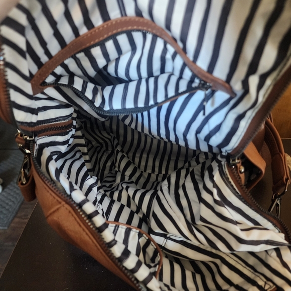 Brown Leather Women's Bag - Picture 2 of 3